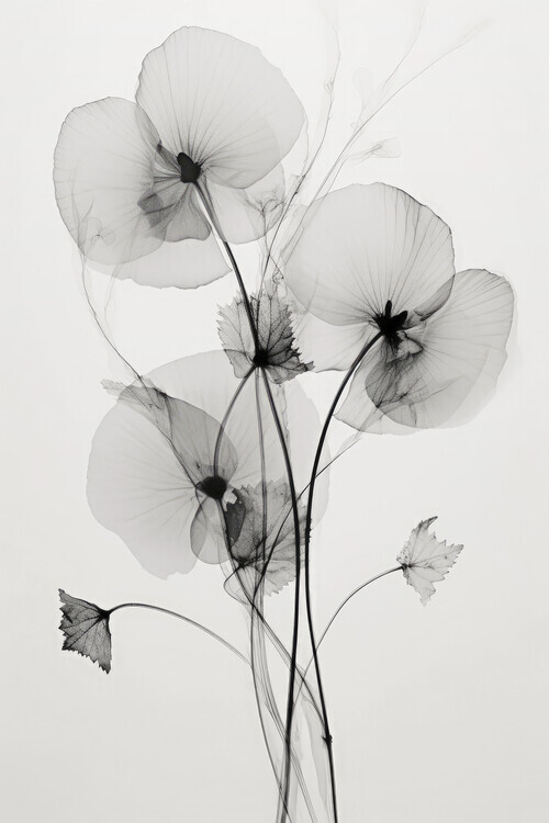 Treechild Plakát, Obraz - Transparent Botanic No1, Treechild, 26.7 × 40 cm