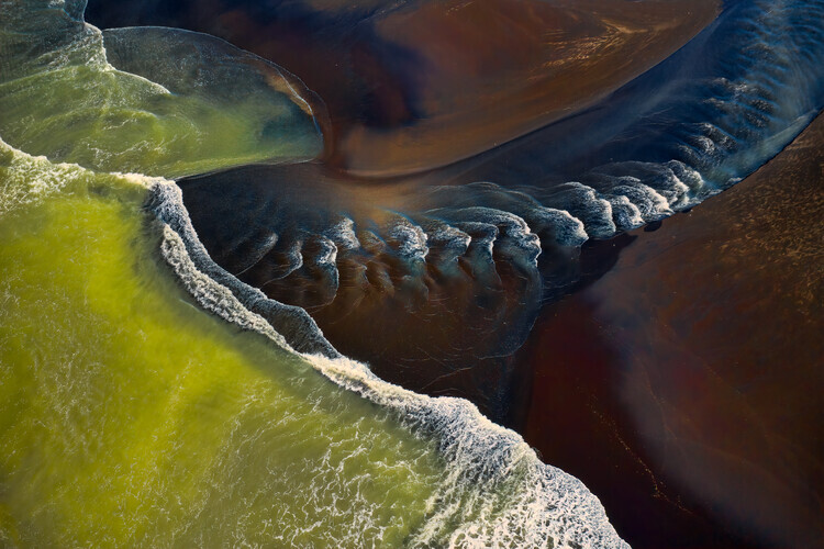 John Fan Plakát, Obraz - Where Oceans Meets, John Fan, 40 × 26.7 cm