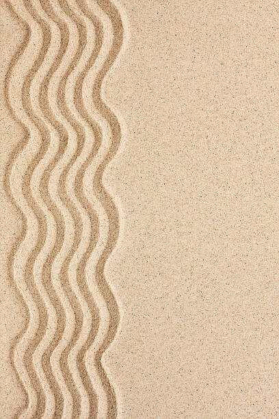 alekleks Plakát, Obraz - Wavy sand with space for text, alekleks, 26.7 × 40 cm