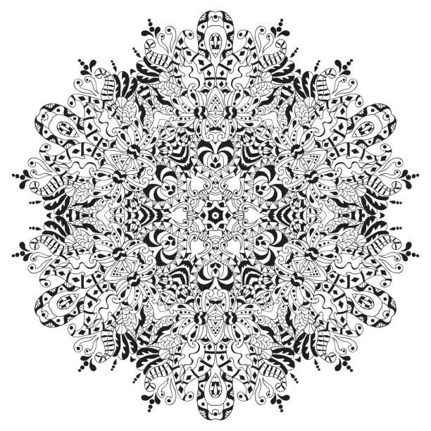 Maroshka Plakát, Obraz - Mandala alone, Maroshka, 40 × 40 cm