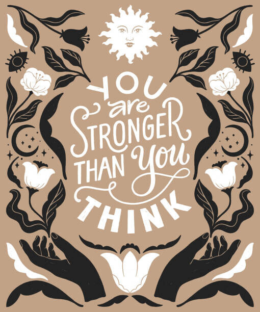 ElenKoss Plakát, Obraz - You are stronger than you think-, ElenKoss, 33.3 × 40 cm
