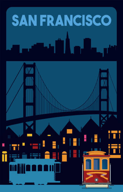 drmakkoy Plakát, Obraz - San Francisco, California, Golden Gate Poster, drmakkoy, 26.7 × 40 cm