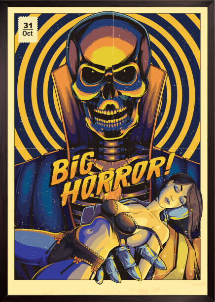 Man_Half-tube Plakát, Obraz - Horror Poster, Man_Half-tube, 30 × 40 cm