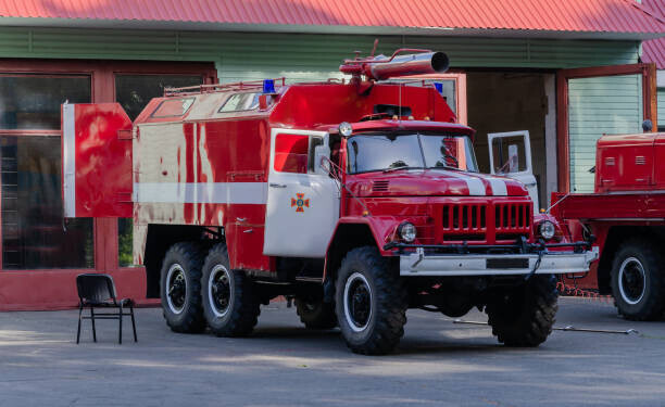 victoria2305 Plakát, Obraz - red car of the fire department,, victoria2305, 40 × 24.5 cm