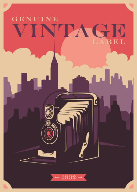 RadomanDurkovic Plakát, Obraz - Vintage poster design., RadomanDurkovic, 30 × 40 cm
