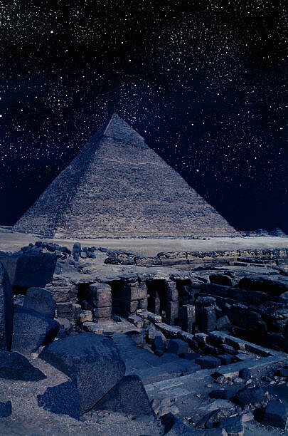 Larry Lee Photography Plakát, Obraz - Tombs Near Pyramid of Khafre, Larry Lee Photography, 26.7 × 40 cm