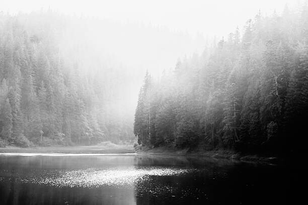 Misha Kaminsky Plakát, Obraz - Mountain lake, Misha Kaminsky, 40 × 26.7 cm