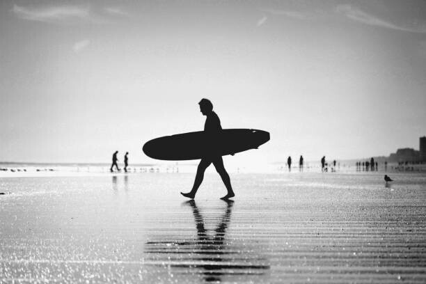 ilarialucianiphotos Plakát, Obraz - Surfer, ilarialucianiphotos, 40 × 26.7 cm