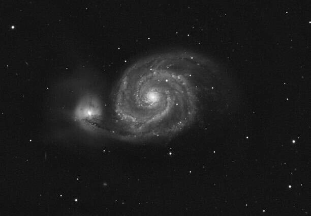 NLDServices Plakát, Obraz - Messier 51 - The Whirlpool Galaxy, NLDServices, 40 × 26.7 cm