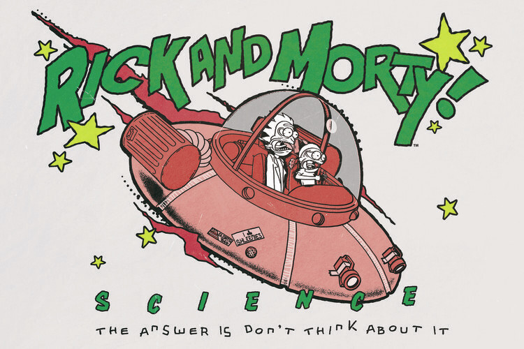 Europosters Plakát, Obraz - Rick And Morty - Science, 40 × 26.7 cm