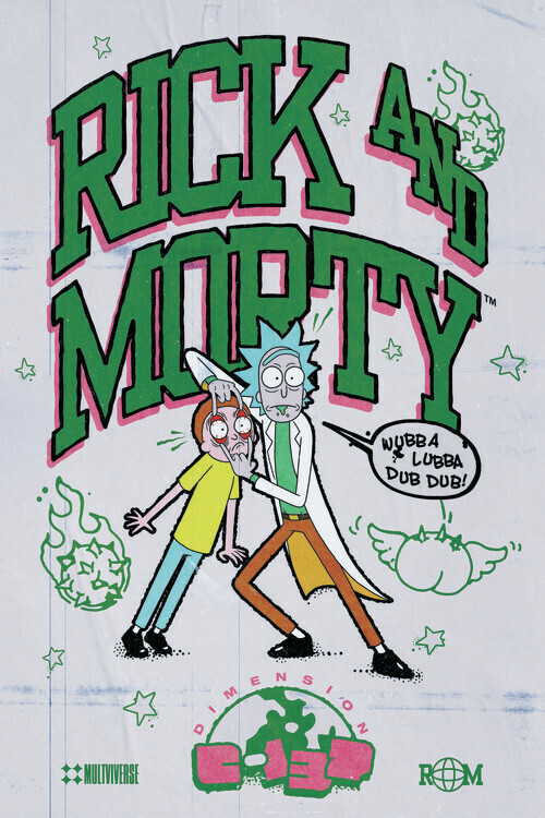 Europosters Plakát, Obraz - Rick And Morty - Watch, 26.7 × 40 cm