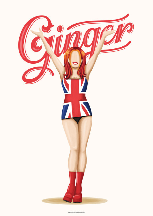 Nour Tohme Plakát, Obraz - Ginger Spice, Nour Tohme, 30 × 40 cm