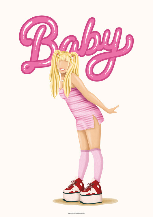 Nour Tohme Plakát, Obraz - Baby Spice, Nour Tohme, 30 × 40 cm