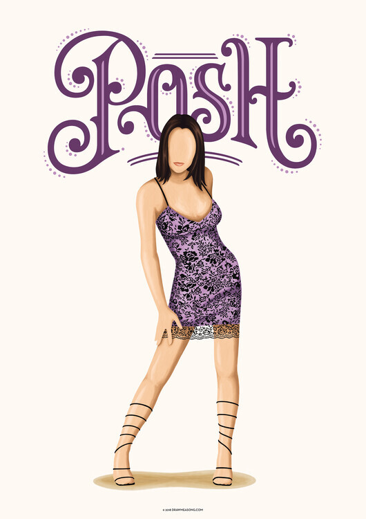 Nour Tohme Plakát, Obraz - Posh Spice, Nour Tohme, 30 × 40 cm