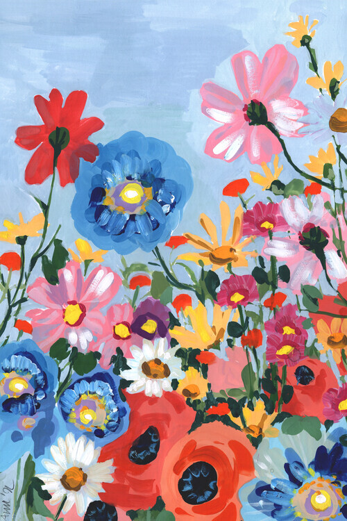 Ania Zwara Plakát, Obraz - Meadow In June, Ania Zwara, 26.7 × 40 cm