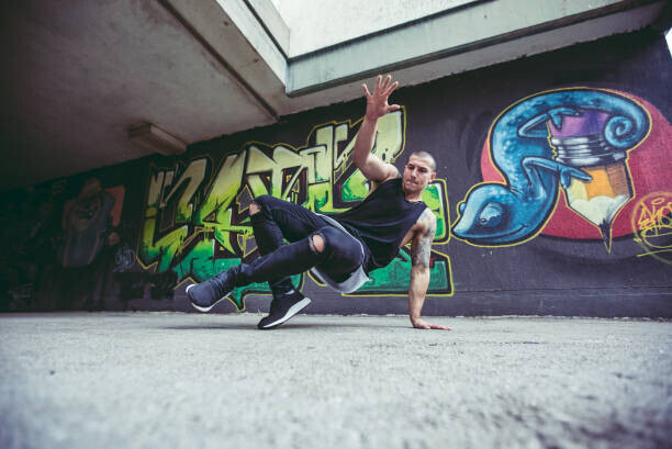 urbazon Plakát, Obraz - Breakdance Tricks, urbazon, 40 × 26.7 cm