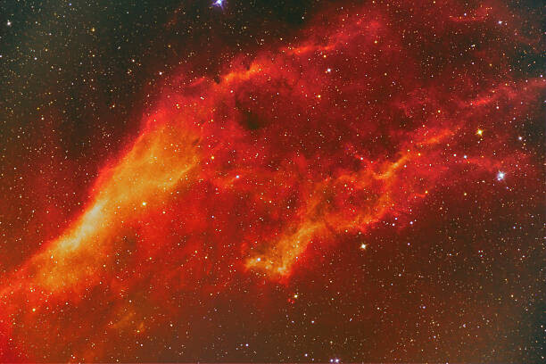 Reinhold Wittich/Stocktrek Images Plakát, Obraz - NGC 1499, the California Nebula in, Reinhold Wittich/Stocktrek Images, 40 × 26.7 cm