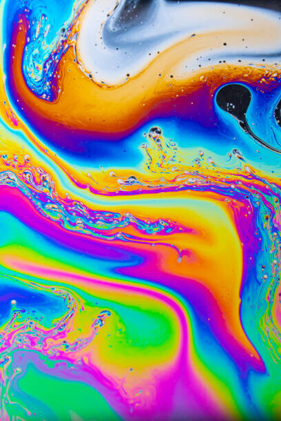 imv Plakát, Obraz - Multicolor soap backgrounds, imv, 26.7 × 40 cm