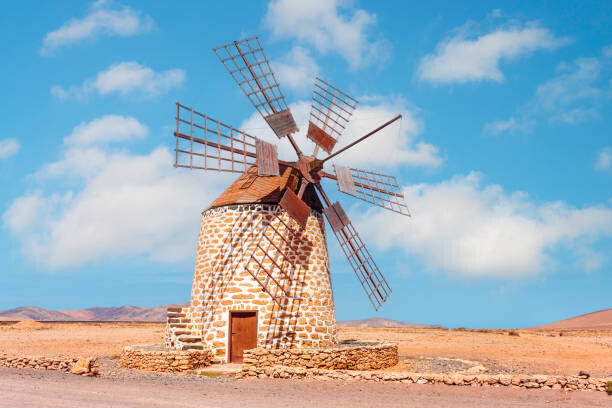 Oliver Helbig Plakát, Obraz - One of the many windmills on, Oliver Helbig, 40 × 26.7 cm