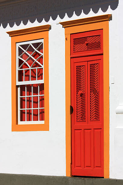 Marcelo Nacinovic Plakát, Obraz - Typical colonial house in Paraty, Marcelo Nacinovic, 26.7 × 40 cm