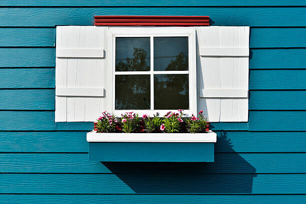 moointer Plakát, Obraz - Window with flower box., moointer, 40 × 26.7 cm