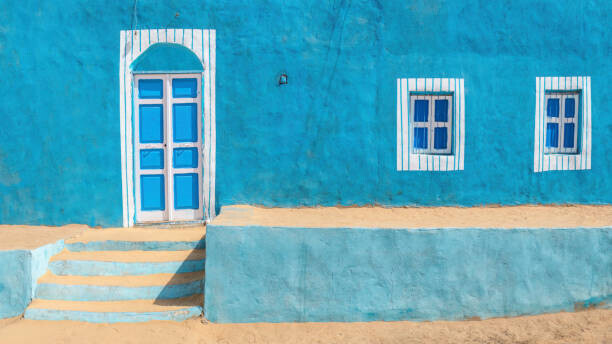 Nick Brundle Photography Plakát, Obraz - Nubian Village, Aswan, Egypt., Nick Brundle Photography, 40 × 22.2 cm