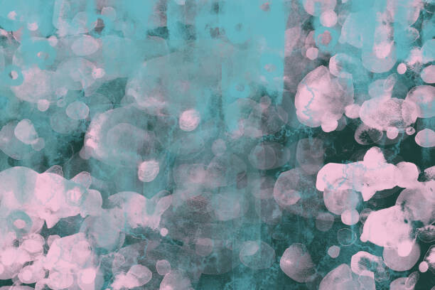 Carol Yepes Plakát, Obraz - circles, dots  abstract background, Carol Yepes, 40 × 26.7 cm