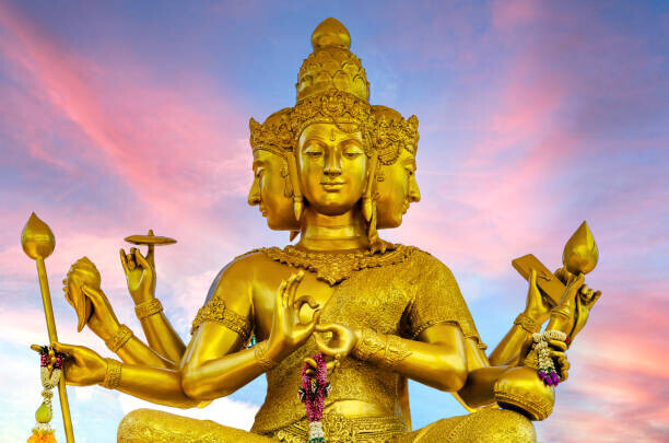 Gabriel Perez Plakát, Obraz - A Statue of Brahma, Gabriel Perez, 40 × 26.7 cm