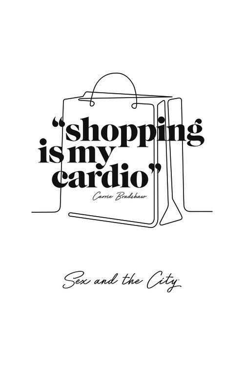 Europosters Plakát, Obraz - Sex and The City - Cardio, 26.7 × 40 cm