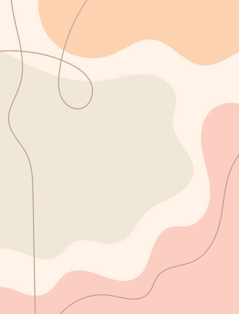Anna Erastova Plakát, Obraz - Vertical design template with abstract shapes, Anna Erastova, 30 × 40 cm