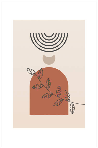 airaqs Plakát, Obraz - Boho wall art decoration printable poster, airaqs, 26.7 × 40 cm