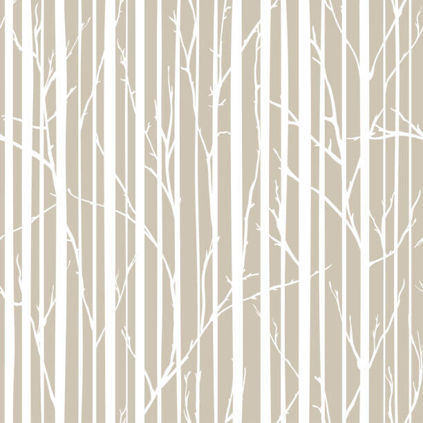 undefined undefined Plakát, Obraz - Branches of trees intertwine. Seamless pattern, undefined undefined, 40 × 40 cm