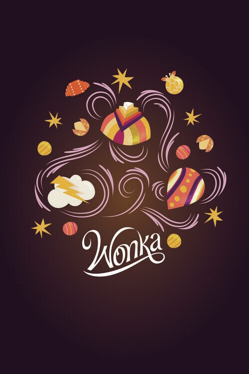 Europosters Plakát, Obraz - Wonka - Candies, 26.7 × 40 cm