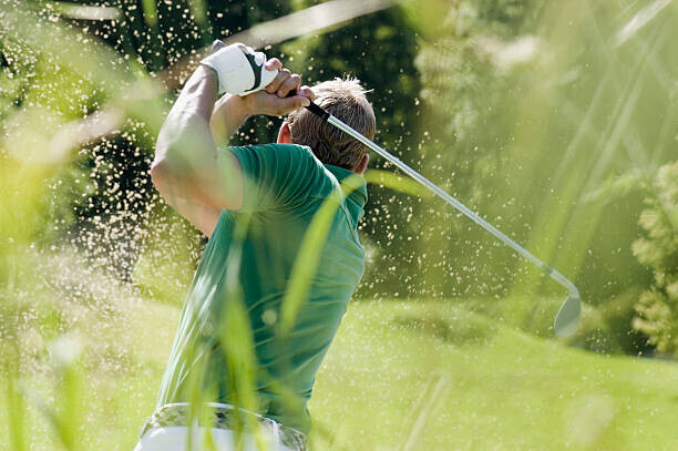 Westend61 Plakát, Obraz - Golf player, rear view, Westend61, 40 × 26.7 cm