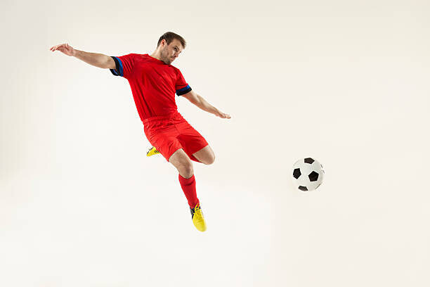 Nick Dolding Plakát, Obraz - Flying Sports, Football 09, Nick Dolding, 40 × 26.7 cm