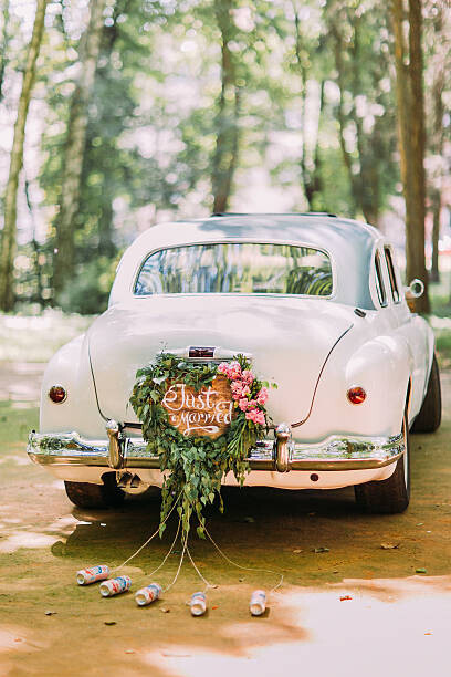 andriikobryn Plakát, Obraz - Bumper of retro car with just, andriikobryn, 26.7 × 40 cm