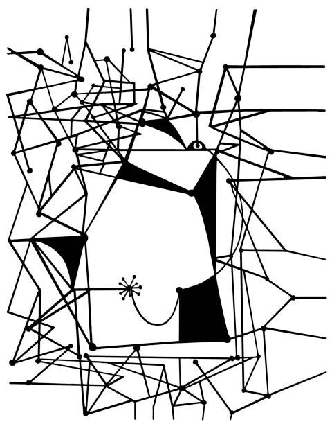 CSA Images Plakát, Obraz - Line Pattern, CSA Images, 30 × 40 cm