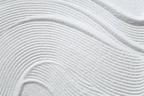 Studio Images Plakát, Obraz - White sand pattern, Studio Images, 40 × 26.7 cm