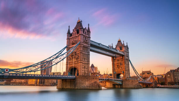 Dario Amade Plakát, Obraz - Tower Bridge City of London, Dario Amade, 40 × 22.2 cm