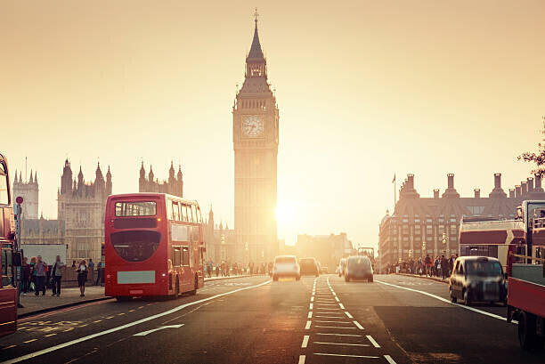 IakovKalinin Plakát, Obraz - Westminster Bridge at sunset, London, UK, IakovKalinin, 40 × 26.7 cm