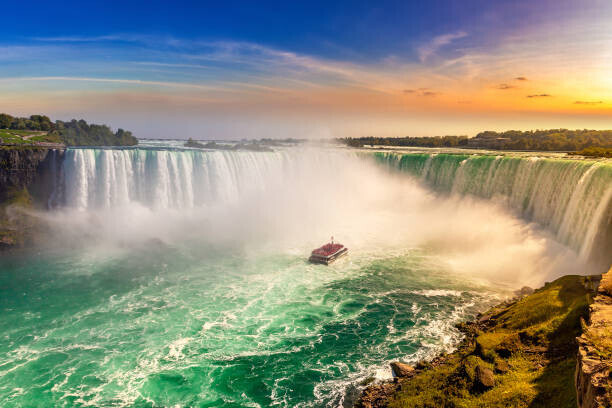 bloodua Plakát, Obraz - Niagara Falls, Horseshoe Falls, bloodua, 40 × 26.7 cm