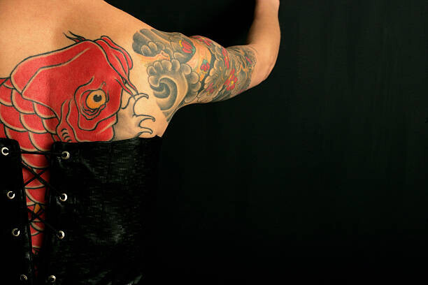PepeLaguarda Plakát, Obraz - Corset & tattoo, PepeLaguarda, 40 × 26.7 cm