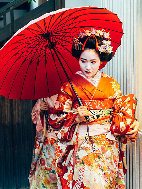 FilippoBacci Plakát, Obraz - Maiko GIrl Portrait, FilippoBacci, 30 × 40 cm