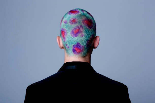 Westend61 Plakát, Obraz - Young man with dyed shot hair studio, Westend61, 40 × 26.7 cm
