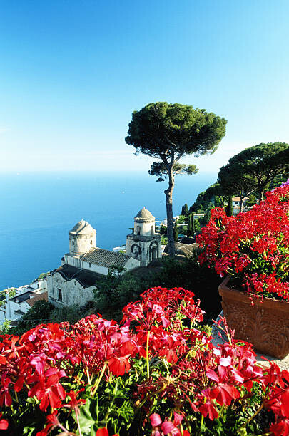 David C Tomlinson Plakát, Obraz - Italy, Amalfi Coast, view of Annunziata, David C Tomlinson, 26.7 × 40 cm