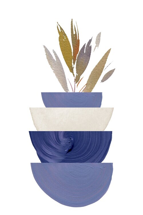 Sally Ann Moss Plakát, Obraz - Boho Purple, Sally Ann Moss, 26.7 × 40 cm