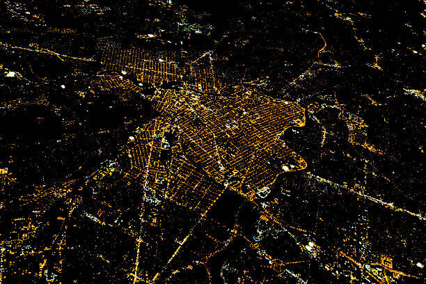 gdmoonkiller Plakát, Obraz - light of city at night, gdmoonkiller, 40 × 26.7 cm