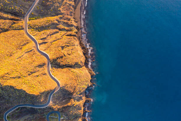 © Marco Bottigelli Plakát, Obraz - Coastal road landscape, © Marco Bottigelli, 40 × 26.7 cm