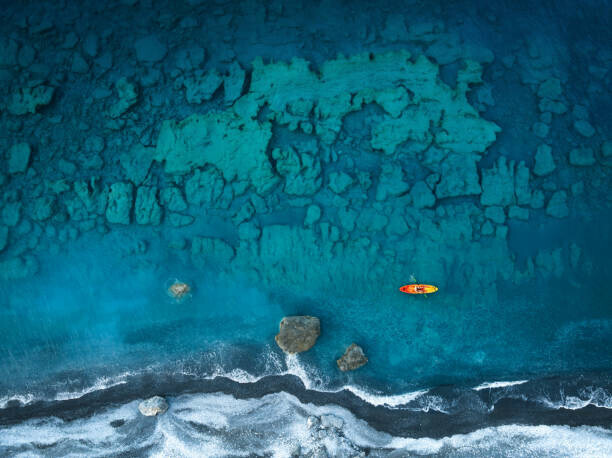 borchee Plakát, Obraz - Kayaking In Crete, Greece, borchee, 40 × 30 cm