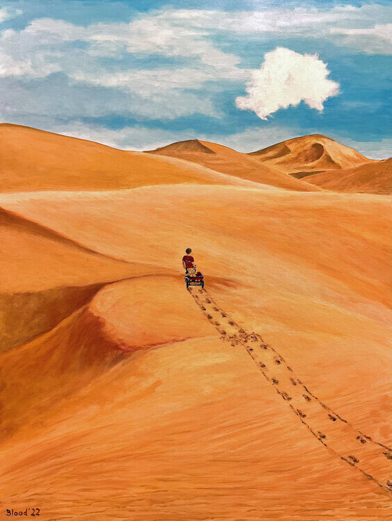 Tom Blood Plakát, Obraz - The Journey, Tom Blood, 30 × 40 cm